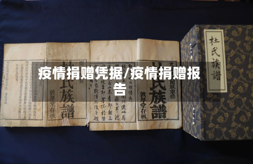 疫情捐赠凭据/疫情捐赠报告-第2张图片