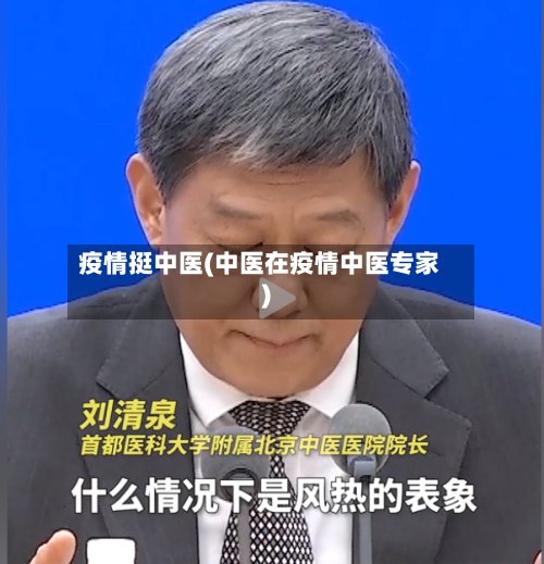 疫情挺中医(中医在疫情中医专家)-第2张图片