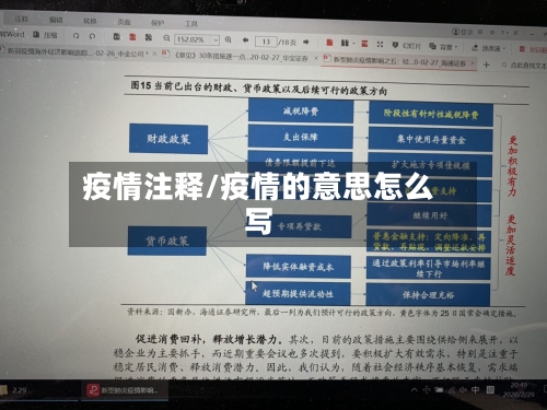 疫情注释/疫情的意思怎么写-第2张图片