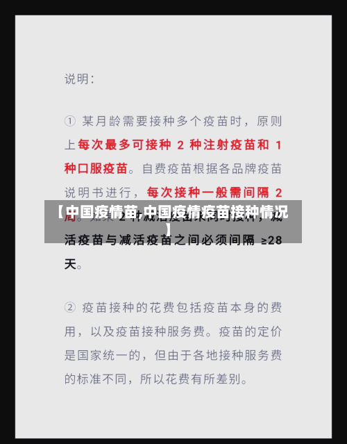【中国疫情苗,中国疫情疫苗接种情况】-第1张图片