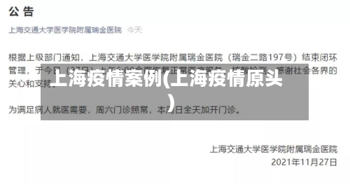 上海疫情案例(上海疫情原头)-第1张图片