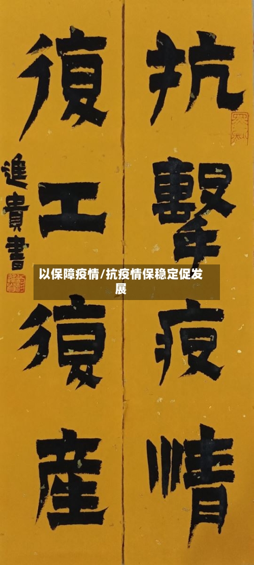 以保障疫情/抗疫情保稳定促发展-第1张图片