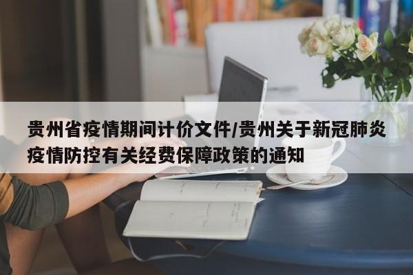 贵州省疫情期间计价文件/贵州关于新冠肺炎疫情防控有关经费保障政策的通知